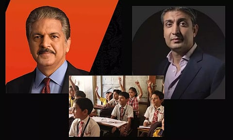 രാജ്യത്തെ സ്കൂളുകൾ എത്രയും വേഗം തുറക്കണമെന്ന് ആനന്ദ് മഹീന്ദ്രയും റിഷാദ് പ്രേംജിയും!