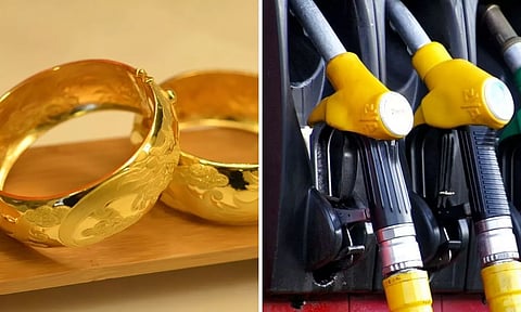 സ്വര്ണവില ഉയര്ന്നു, ഇന്ധന വിലയില് നേരിയ കുറവ്
