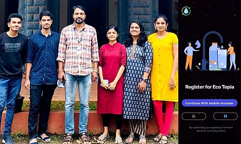 'ഇക്കോട്ടോപ്പിയ' ജല സംരംക്ഷണത്തിന് ആപ്പ് വികസിപ്പിച്ച് മലയാളി വിദ്യാര്ത്ഥികള്