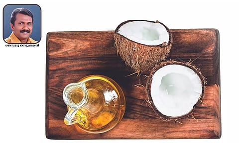 ഇലക്ട്രിക് ചക്കിലൂടെ ലൈവ് വെളിച്ചെണ്ണ നിര്മാണം