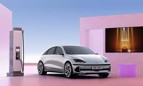 Hyundai motors launched first electric sedan ioniq6