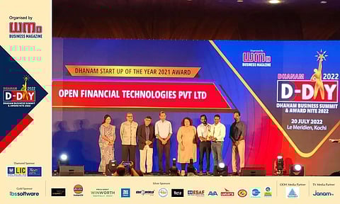 ധനം സ്റ്റാര്ട്ടപ്പ് ഓഫ് ദി ഇയര് 2021 അവാര്ഡ് ഓപ്പണിന്