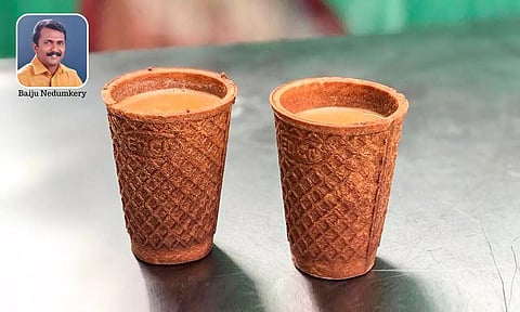 ചായ കുടിക്കാം കപ്പ് കഴിക്കാം, വരുമാനവും തരും ബിസ്കറ്റ് കപ്പ്