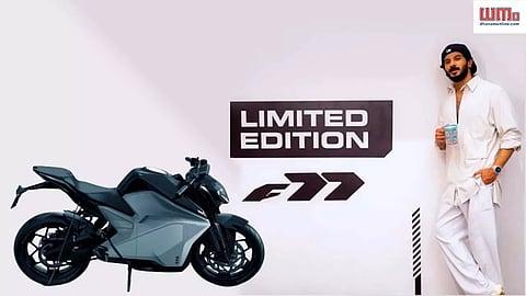 ദുല്ഖറിന്റെ ഇലക്ട്രിക് ബൈക്ക് എത്തി; വില 3.8 ലക്ഷം മുതല്