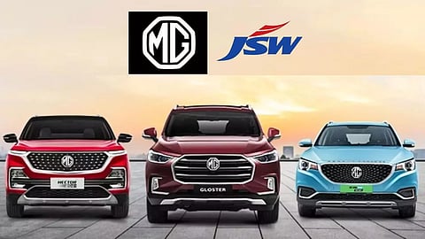 Image:@MGMotorIN/JSWSteelOfficial/fb