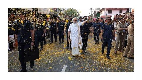 പ്രധാനമന്ത്രി നാടിന് സമര്പ്പിച്ചത് 4,500 കോടിയുടെ പദ്ധതികള്