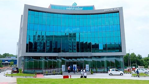 കൊച്ചിയില് പണി പൂര്ത്തിയായിവരുന്ന ഡിജിറ്റല് ഹബിന്റെ മാതൃക