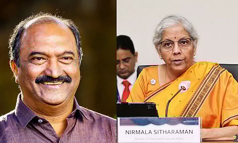 KN Balagopal, Nirmala Sitharaman
