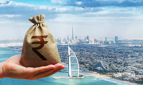 Rupee Sack and Dubai