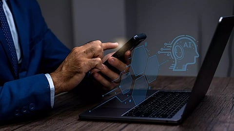 Lawyers use chatgpt for case using phone laptop ai systems