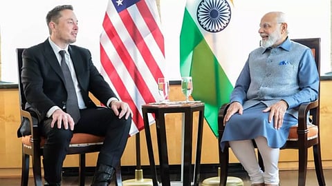 Elone Musk- Narendra Modi Meeting