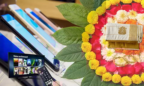 Onam, Onam pookkalam, Onam Dress, Gold, TV, Phones
