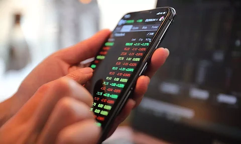Stock market trading via mobile
