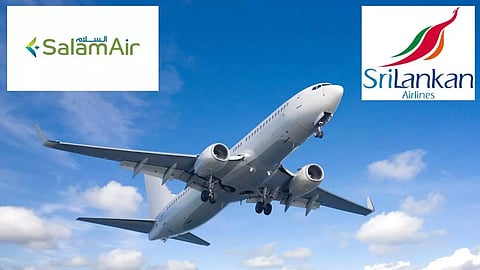 Srilankan Air log & Salam Air logo