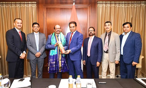 MA Yousuf Ali and KTR