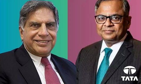 Ratan Tata and N Chandrasekharan