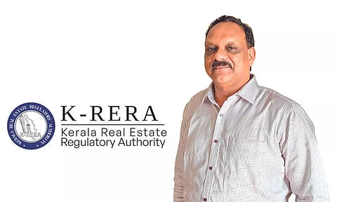 P.H.Kurian, K-Rera Chairman and K-Rera Logo