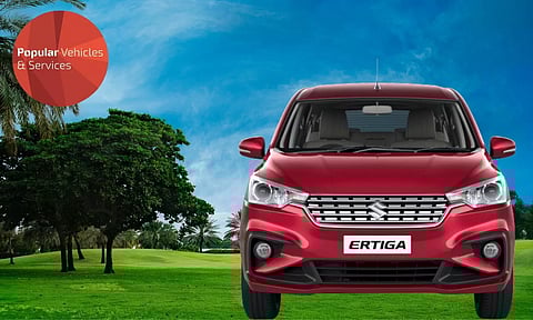 Popular Vehicles Logo, Maruti Ertiga