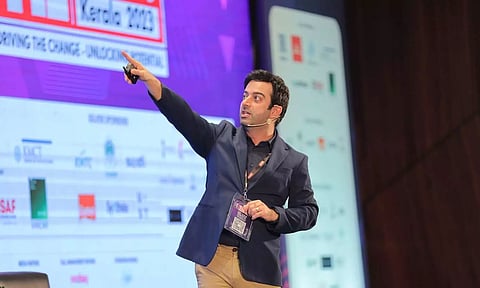 Kinner Sacchdev at Tiecon Kerala 2023 session