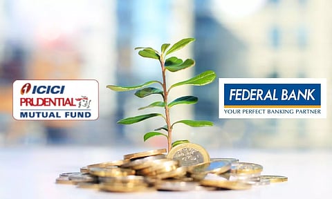 Federal Bank logo, ICICI Pru AMC Logo, Moneytree