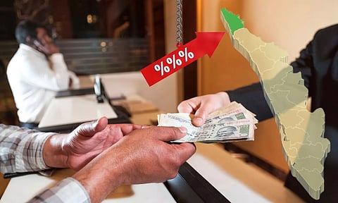Bank, Kerala Map, Interest rate up