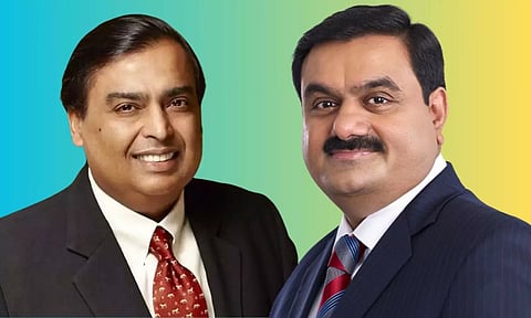 Mukesh Ambani, Gautam Adani