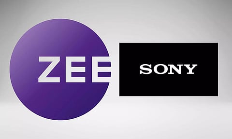 Zee, Sony logos