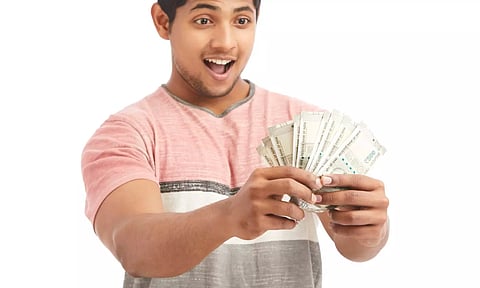 Money in hand