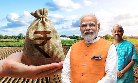 Narendra Modi and Nirmala Sitharaman