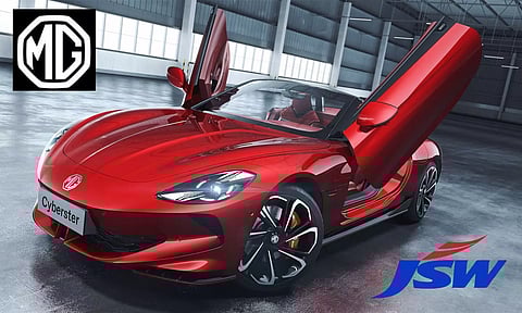 Image courtesy: MG Cyberster/ JSW/ MG Motor India