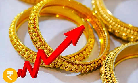 Gold price up