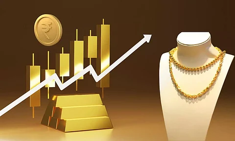 Gold price up