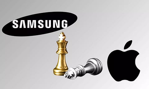 apple , samsung