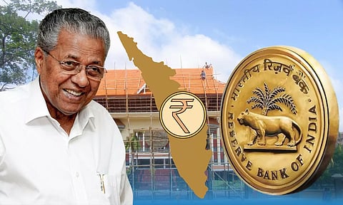 Pinarayi Vijayan, Kerala Map, Rupee, RBI Logo