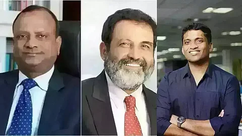 Rajnish Kumar, Mohandas Pai, Byju Raveendran