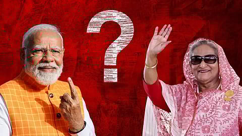 Image Courtesy: x.com/narendramodi, x.com/StayWithHasina