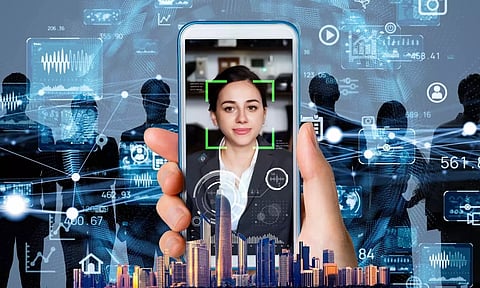 representational image of proposed bio metric identification system in abu dhabi airport