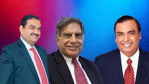 Image Courtesy: x.com/gautam_adani, x.com/RIL_Updates