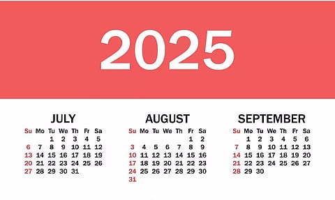 2025ലെ പൊതു അവധികളില് 18ഉം പ്രവൃത്തി ദിനങ്ങളില്