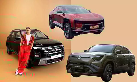 hyundai creta, mahindara be6, maruti suzuki e vitara