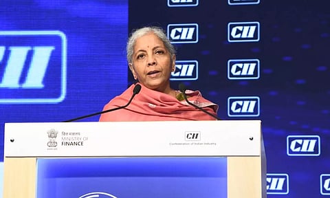 finance minister nirmala sitaraman speaking