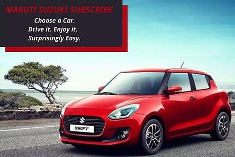 കാര് വാങ്ങേണ്ട, സബ്സ്ക്രിപ്ഷന് പദ്ധതിയുമായി മാരുതിയും