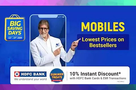 ഫ്ളിപ്പ്കാര്ട്ട് ബിഗ് സേവിംഗ് ഡെയ്സ് സെയ്ല്; വിലക്കുറവില് വാങ്ങാവുന്ന 5 സ്മാര്ട്ഫോണുകള്