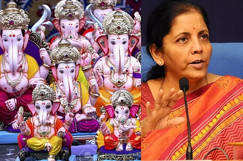 ഗണപതി വിഗ്രഹവും ചൈനയില് നിന്ന് വാങ്ങുന്നതില് പരിതപിച്ച് ധനമന്ത്രി നിര്മല സീതാരാമന്