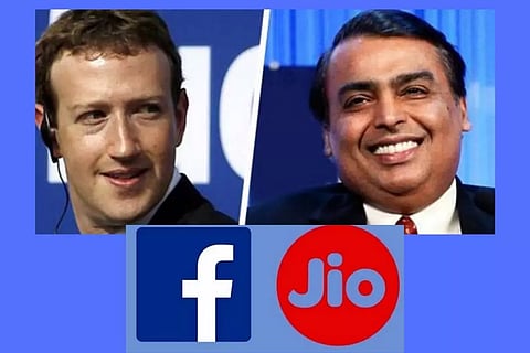 ജിയോ ഓഹരികള് വാങ്ങിക്കൂട്ടി ഫെയ്സ്ബുക്ക്; ഒറ്റയടിക്ക് സ്വന്തമാക്കിയത് 9.99 ശതമാനം ഷെയറുകള്