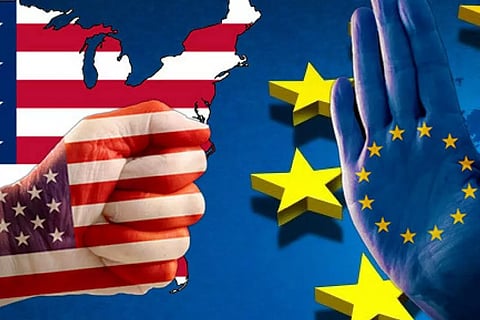 ഇന്ത്യയ്ക്കു പിന്നാലെ യുഎസ് ഉൽപന്നങ്ങൾക്ക് തീരുവ ചുമത്തി യൂറോപ്യൻ യൂണിയൻ