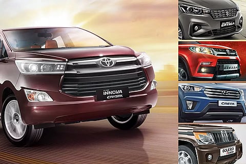 യൂട്ടിലിറ്റി വാഹനമേഖലയിലെ അഞ്ച് രാജാക്കന്മാര്