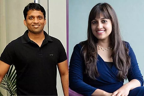 ബൈജു രവീന്ദ്രന്, ദിവ്യ ഗോകുല്നാഥ്