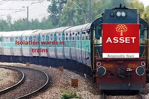 ട്രെയിനുകളില് ഒരുക്കാം ഐസൊലേഷന് വാര്ഡുകള് വേറിട്ട ആശയവുമായി അസറ്റ് ഹോംസ്