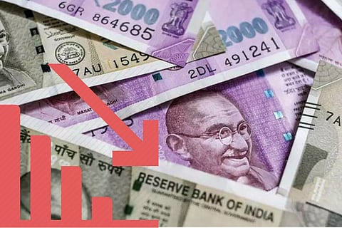 രൂപയ്ക്ക് ഇടിവ് തുടരുന്നു; ഡോളറിനെതിരെ മൂല്യം 75